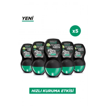 Garnier 5li Men Magnezyum Ultra Kuru Roll-on Erkek