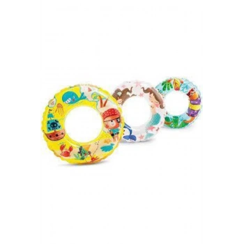 intex 59242 Şeffaf Desenli Simit 61 cm