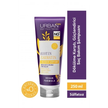 Urban Care Biotin & Keratin Saç Bakım Şampuanı - Sülfatsız - 250 ml