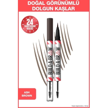 Maybelline New York Build a Brow 2in1 Kaş Kalemi ve Jeli Ash Brown