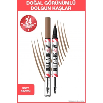 Build a Brow 2in1 Kaş Kalemi ve Jeli Soft Brown