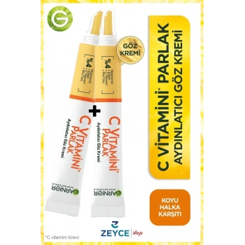 Garnier C Vitamini Parlak Aydınlatıcı Göz Kremi 15 ml 2li Set