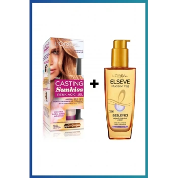 Loreal Paris Casting Sunkiss Renk Açıcı Jel & Loreal Paris Mucizevi Canlandırıcı Bakım Yağı 100 ml