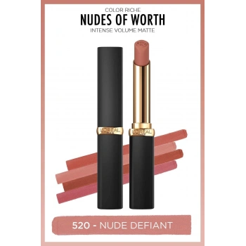 Loreal Paris Color Riche Intense Volume Matte Ruj - 520 Nude Defiant