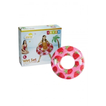 intex Çilek Desenli Simit