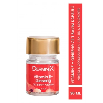 Derminix E Vitamini Ginseng Cilt Bakım Kapsülü