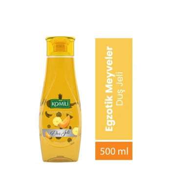 Komili Egzotik Meyveler Vegan Duş Jeli - Egzotik Meyve Kokulu - 500 ml