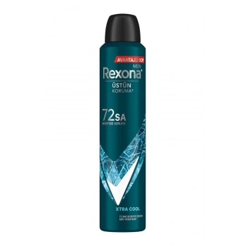 Rexona Erkek Deodorant Xtra Cool 72 Saat Kesintisiz Üstün Koruma 200 ml