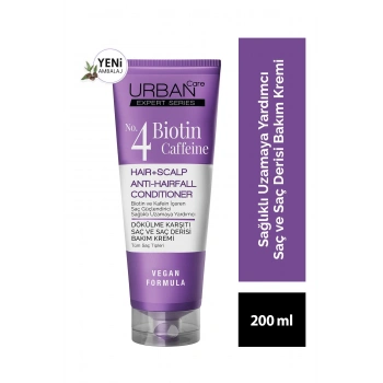 Urban Care Expert Biotin Ve Kafein Dökülme Karşıtı Saç Kremi - Sağlıklı Uzamaya Yardımcı - Vegan - 200 ml