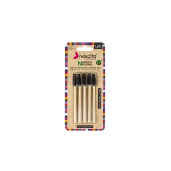 nascita Green Natural Bambu Maskara Fırçası Seti - 08