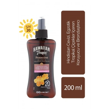 Hawaiian Tropic Koruyucu Ve Bronzlaştırıcı Yağ Spf 20