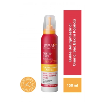 Urban Care Hibiscus & Shea Butter Bukle Belirginleştirici Onarıcı Saç Bakım Köpüğü - 150 ml