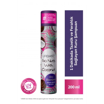 Urban Care Hindistan Cevizi Kokulu Hacimlendirici Kuru Şampuan - Vegan - UV Korumalı - 200 ml