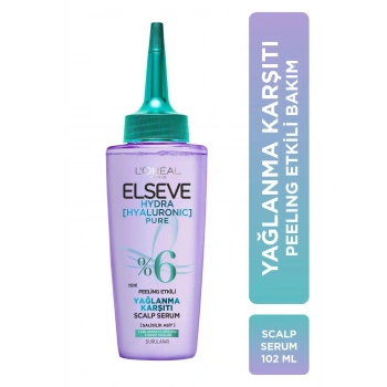 Elseve Hydra [hyaluronic] Pure Salisilik Asit Içeren Yağlanma Karşıtı Peeling Etkili Saç Derisi Serumu 102 ml