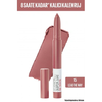 Maybelline New York Kalem Ruj - Superstay Ink Crayon 15 Lead the Way