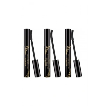 Golden Rose Kıvrım & Hacim Etkili Siyah Maskara / 3 Adet