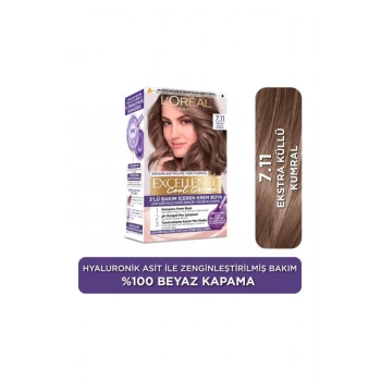 Loreal Paris Excellence Cool Creme 7.11 Ekstra Küllü Kumral Saç Boyası