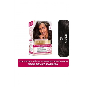 Loreal Paris Excellence Creme 2 Siyah Saç Boyası