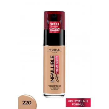 Loreal Paris Infaillible 32H Fresh Wear C Vitaminli Fondöten - 220 Sand