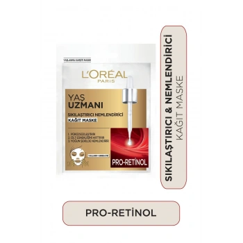 Loreal Paris Yaş Uzmanı Sıkılaştırıcı & Nemlendirici Kağıt Maske