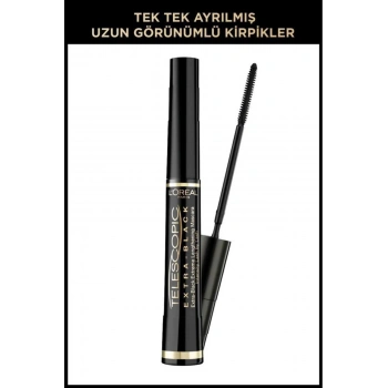 Loreal Paris Telescopic Carbon Extra Black Maskara - Siyah Loreal