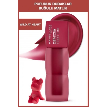 Maybelline Super Stay Teddy Tint Uzun Süre Kalkıcı Likit Mat Tint 50 Wild at Heart