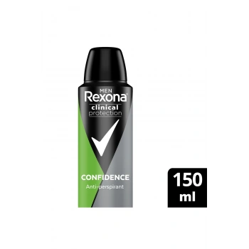 Rexona Men Clinical Protection Erkek Sprey Deodorant Confidence 96 Saat Koruma 150 ml