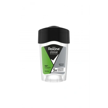 Rexona Men Clinical Protection Erkek Stick Deodorant Active Fresh 96 Saat Koruma 45 ml
