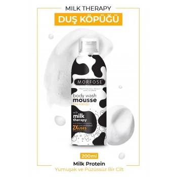 Morfose Milk Therapy Vücut Duş Köpüğü 200 ml