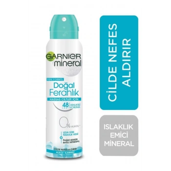 Garnier Mineral Doğal Ferahlık Kadın Sprey Deodorant