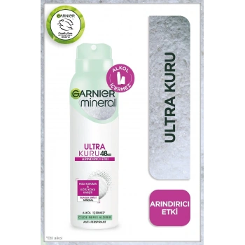 Garnier Mineral Ultra Kuru Kadın Sprey Deodorant