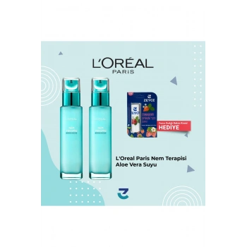 Loreal Paris Nem Terapisi Aloe Vera Suyu Normalden Kuruya Ciltler Için Nemlendirici Krem 2li Set