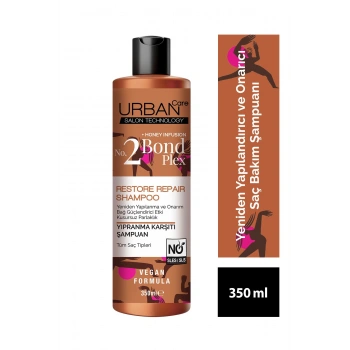 Urban Care No.2 Bond Plex Restore Repair Yıpranma Karşıtı Saç Bakım Şampuanı - Sülfatsız - 350 ml
