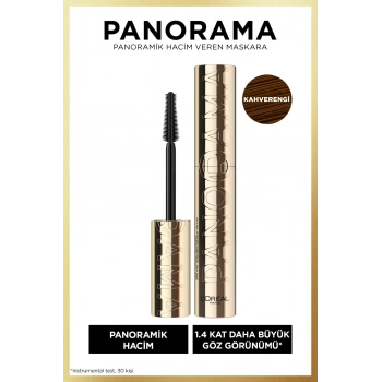 Loreal Paris Panorama Hacim Veren Maskara Kahverengi