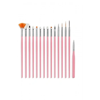 nascita Pembe Tırnak Fırça Seti 15li
