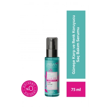 Urban Care Pure Coconut & Aloe Vera Boyalı Saçlar Özel Renk Koruyucu Saç Bakım Serumu - Vegan - 75 ml