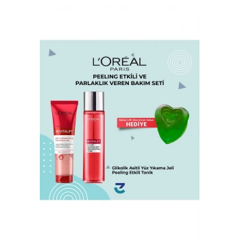 Loreal Paris Revitalift %5 Saf Glikolik Asit Peeling Etkili Tonik & Cilt Yenileme Etkili Temizleme Jeli 150 ml