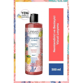 Urban Care Seaweed Citrus Nemlendirici Ve Besleyici Peelingli Duş Jeli - Vegan - 500 ml