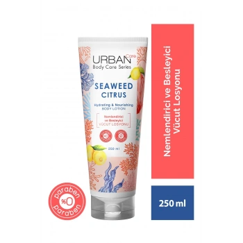Urban Care Seaweed Citrus Nemlendirici Ve Besleyici Vücut Losyonu - Vegan - 250 ml