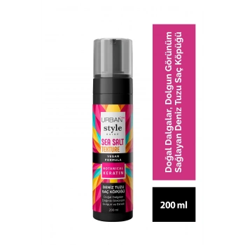 Urban Care Style Guide Deniz Tuzu Doğal Dalga Sağlayan Şekillendirici Saç Köpüğü - Vegan - 200 ml