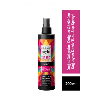 Urban Care Style Guide Deniz Tuzu Etkili Doğal Dalga Sağlayan Saç Spreyi - Vegan - 200 ml