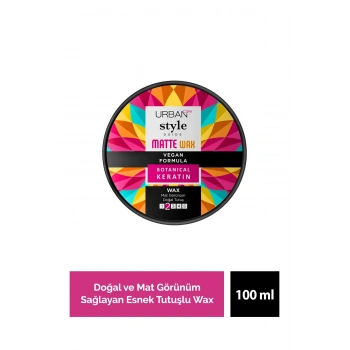 Urban Care Style Guide Doğal Ve Mat Görünüm Sağlayan Wax - Esnek Tutuş - Vegan - 100 ml