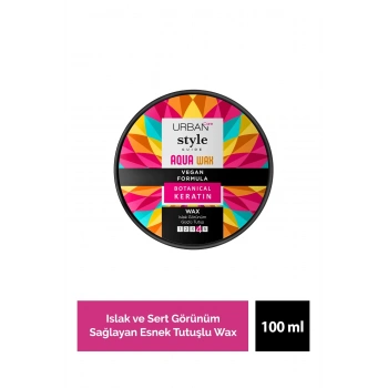 Urban Care Style Guide Islak Görünüm Sağlayan Wax - Güçlü Tutuş - Vegan - 100 ml