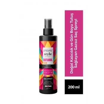 Urban Care Style Guide Natural Flex Gazsız Saç Spreyi - Doğal ve Kalıcı Tutuş - Vegan - 200 ml