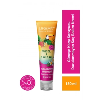 Urban Care Summer - Monoi Yağı & Ylang Ylang Güneş Koruyucu Durulanmayan Bakım Krem - Vegan - 150 ml