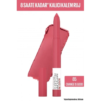 Maybelline New York Super Stay Ink Crayon Kalem Mat Pinks Edition 85 Change Is Good Ruj