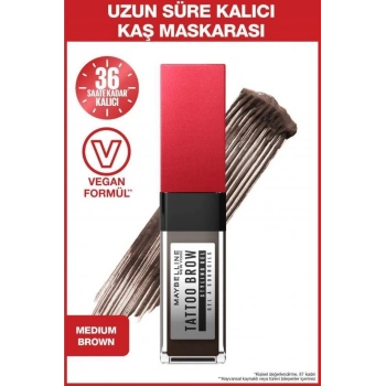 Maybelline New York Tattoo Brow 36 Saat Styling Gel - 257 Medium Brown