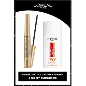 Loreal Paris Telescopic Maskara & Revitalift Clinical %12 Saf C Vitamini Aydınlatıcı Serum