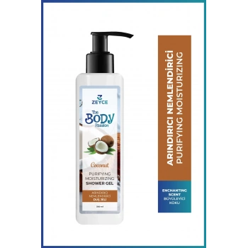 Zeyce The Body Passion Hindistan Cevizi Arındırıcı Nemlendirici Duş Jeli 300 ml