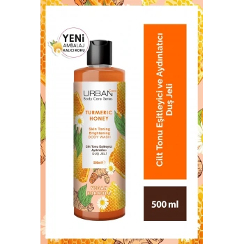 Urban Care Turmeric Honey Cilt Tonu Eşitleyici Ve Aydınlatıcı Duş Jeli - Vegan - 500 ml